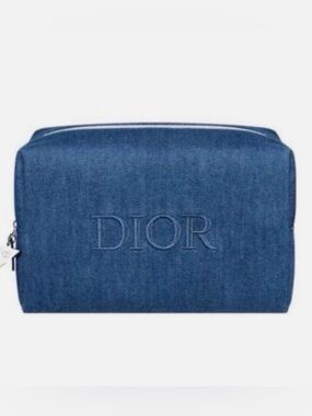 DIOR Beauty Blue Denim Cosmetic Pouch